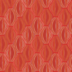 seamless pattern with thread making net on dark red background