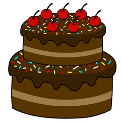 Cartoon cake