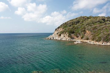 Fototapeta na wymiar Mare - Golfo di Baratti- Toscana