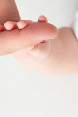 little fingers and mom´s hand