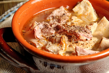 Lampredotto in brodo