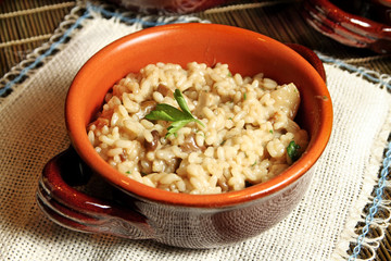 Risotto ai funghi porcini