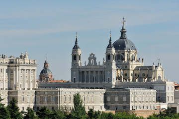 Naklejka premium Catedral de la Almudena, Madrid