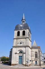 Fototapeta na wymiar Eglise Saint Quentin de Dienville (AUBE)