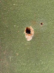 Schäden an Hauswand