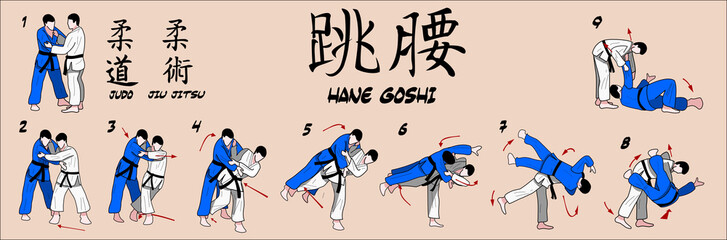 Judo Spring hip throw