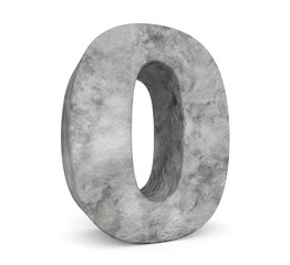 stone number collection - number 0