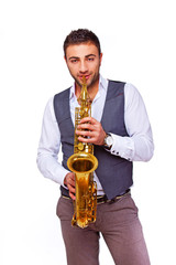 Fototapeta premium A gentle musician