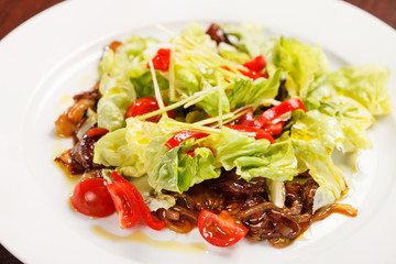 Salad with meat