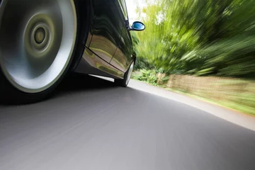 Photo sur Plexiglas Voitures rapides sport car in fast drive
