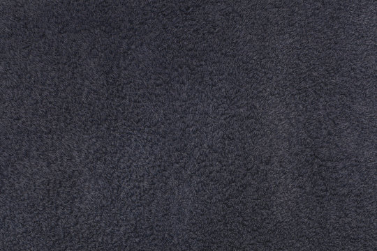 Dark blue terry  towel