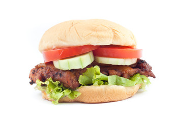 Roasted Chicken Burger
