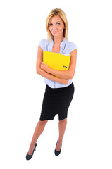 Isolated Business Woman