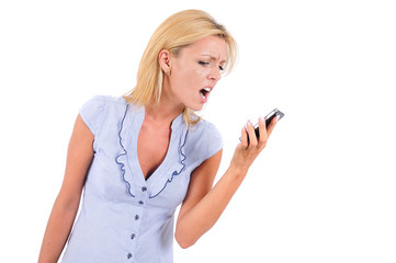 Isolated Business Woman