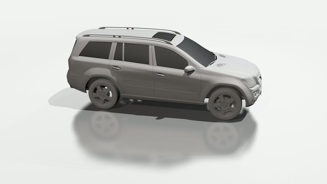 Animation of a rotating car