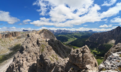 Alto Adige - Val Badia from Cir mount