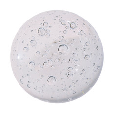 Glass ball with bubble