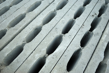 hollow concrete blocks