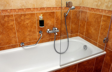Bathroom interior.