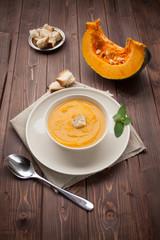 Vellutata di zucca - pumpkin soup