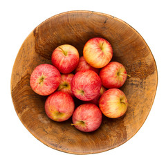 Background with fresh red apples
