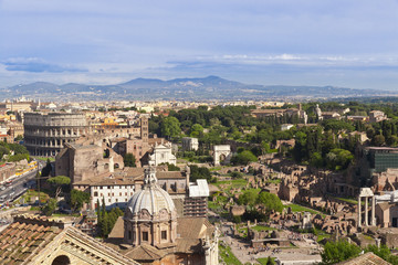 Fototapeta na wymiar Rome cityscape, Italy