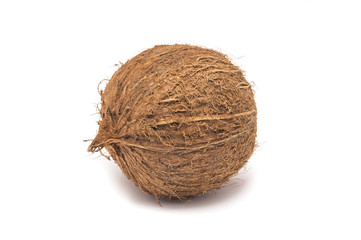 Coconut isolated on white