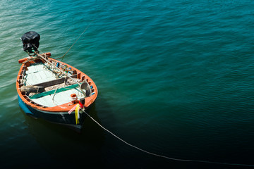 Hua- Hin beach. and boat,