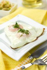 Fried eggs