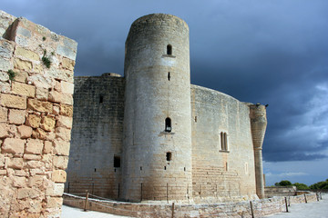 Fototapeta na wymiar Bellver Castle Mallorca