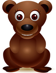 cute baby bear cartoon