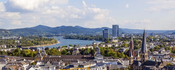 Poster Im Rahmen Antenne von Bonn, der ehemaligen Hauptstadt Deutschlands © travelview