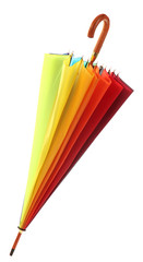 colorful umbrella, isolated on white © Africa Studio