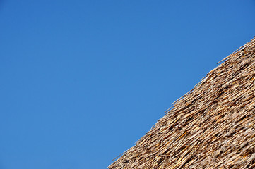 Thatched roof detail