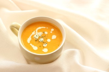 Home made pumpkin soup