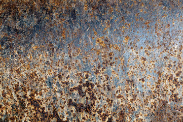 Metalloberfläche, rostig