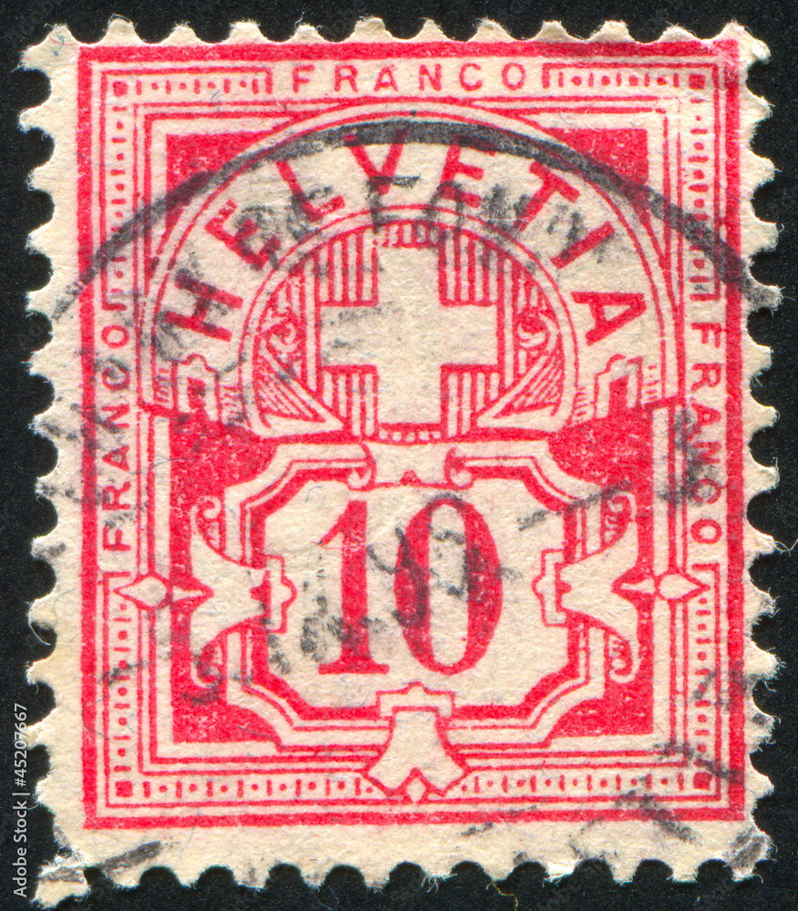 Sticker postage stamp