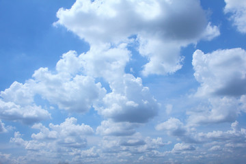 blue sky and clouds