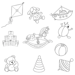 Cercles muraux Bricolage Ensemble de jouets pour bébé décrits
