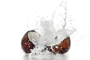 cracked coconut