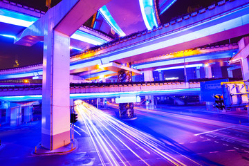 junction with light in shanghai