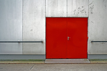 Obraz na płótnie Canvas rote Tür