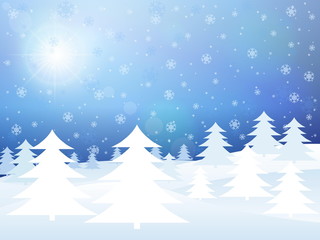 Fototapeta premium winter landscape