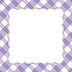 Purple striped celebration frame for your message or invitation