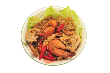 Serving Of Crab Noodle