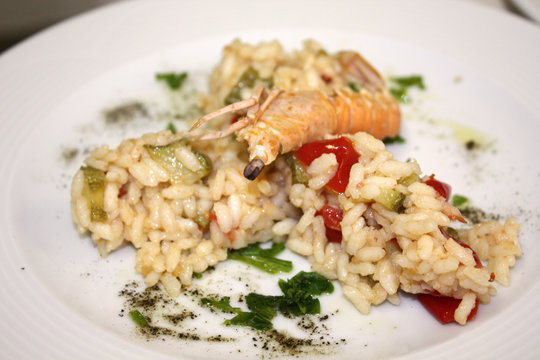 Risotto with prawns - 008