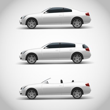 cars vector icons