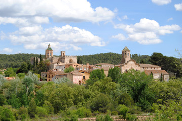 Vista exterior del Monasterio de Santes Creus..