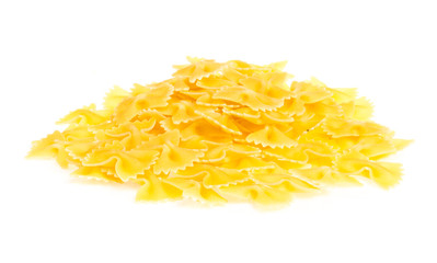 Farfalle pasta, isolated