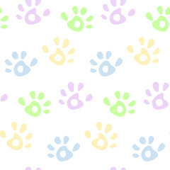 Hand prints pattern